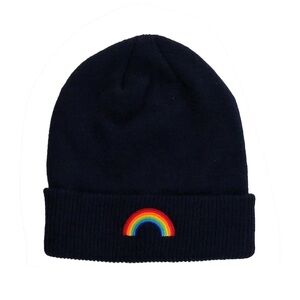 NWT Aviator Nation Rainbow Beanie
